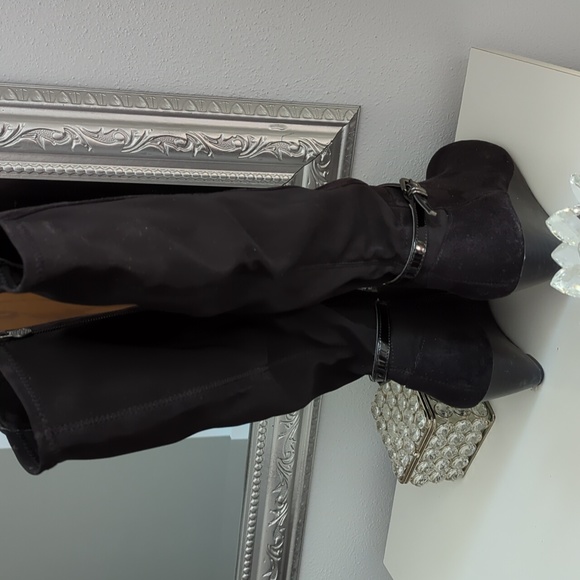 Black wedge boots - Picture 4 of 4